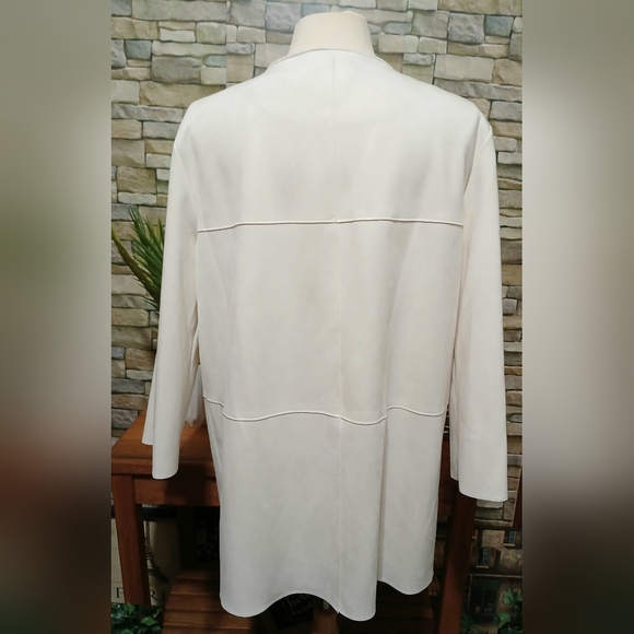 Ruby Rd. Elegant Cream Open Front Jacket - Picture 2 of 5